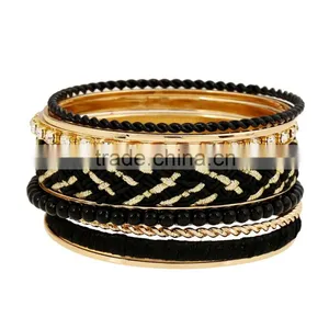 Fashion Full Pearl Rhinestone Open Wide Bracelet Lady Alloy Cuff Bangles thumbnail-5