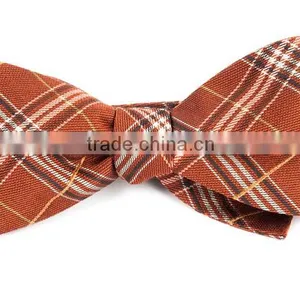 2016 Fashion Checkered Wool Cotton Self-tie Mens Bow Ties thumbnail-5
