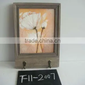 Shabby Cottage Chic Wood Wall Hanger for Decoration thumbnail-1