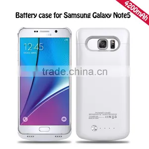 4200mAh External Battery Backup Charge Power Case Cover For Samsung Galaxy Note 5 thumbnail-5