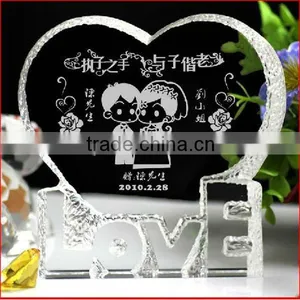 Heart Shape Crystal Crafts thumbnail-1