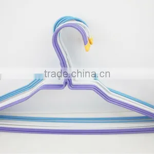 Taizhou GS-6101 Durable PE Coated Metal Plastic Clothes Hanger thumbnail-2