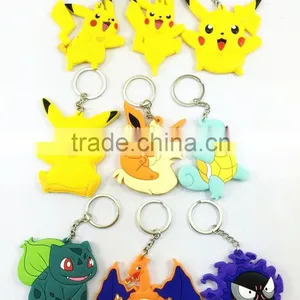 Customized 2d Soft PVC Rubber Promotion Keychain Factory thumbnail-1