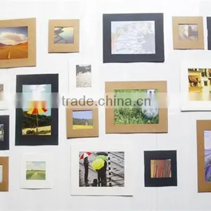 Colourful Paper Picture Frames Hanging Over at the Wall thumbnail-4