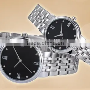 Luxury Quartz Stainless Steel Watch For Women And Men thumbnail-3