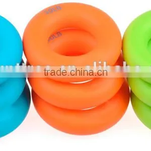 High Quality New Design Grip Strength Recovery Colorful Eco-friendly Silicone Massage Gripping Ring thumbnail-2