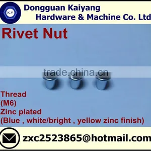 Rivet Nuts (with Head Printed Pattern) (Furniture Fastener); M6, M8 thumbnail-2