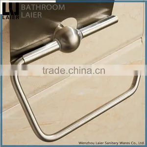 No.13133 Hot Sale Modern Bathroom Stainless Steel Brush Nicked Wall-Mounted Bathroom Accessories Paper Roll Holder thumbnail-3