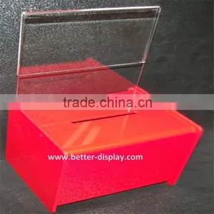 Wholesale Acrylic Charity Buckets thumbnail-2