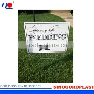 Coroplast Sign Double Sided Printed And Die Cut thumbnail-5