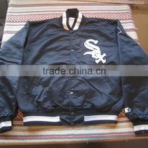 Custom Made Satin College Varsity Jacket thumbnail-1