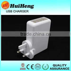 4a 5 Port Usb Wall Charger Photo Usb Wall Charger ac 100 240v thumbnail-2