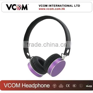 VCOM Metal Shell Mini Cute DJ Headphones With Supar Bass Sound thumbnail-1