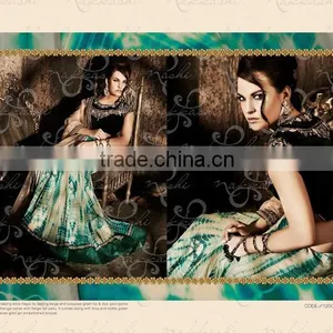 Lehengas Style Saree Online Shopping thumbnail-5