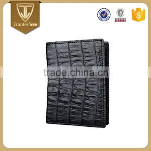 2016 New Fashion Custom Crocodile Skin Men's Bifold Wallet Genuine Leather Wallet Men thumbnail-2