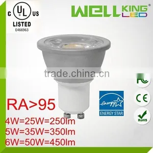 UL Energy Star CRI > 95 Dimmable 90 Degree Beam Angle Led Gu10 Lamps thumbnail-1