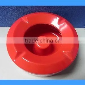 DCA009139RED Shiny RED Color Melamine Ashtray, Melamine Cigarette Ashtray, Round Ashtray thumbnail-2