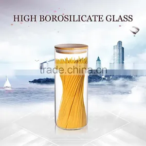 High Borosilicate Handmade Glass Mason Jar for 1200ml thumbnail-1