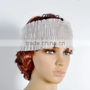 Elastic Women Spa Disposable Hair Band/headband With Color White or Black thumbnail-3
