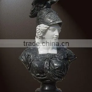 Cast Black Stone Famous Female Bust Sculpture thumbnail-1