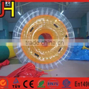 Outside 2.4m Transparent Inflatable Water Roller For Sale thumbnail-3