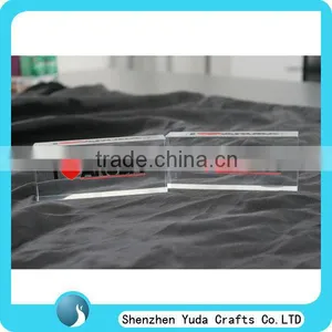 Crystal Clear High Quality Acrylic Block, Acrylic Paper Weight, Paperweight thumbnail-1