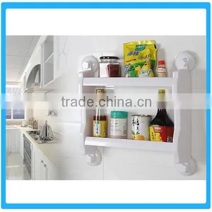 Bathroom Plastic Double-deck Storage Rack thumbnail-2