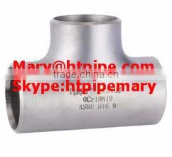 ASTM B366 UNS NO6600 Seamless Equal Tee ASME B16.9 thumbnail-1