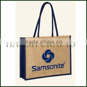 Jute Shopping Bag Cotton Handle Jute Shopping Bag thumbnail-1