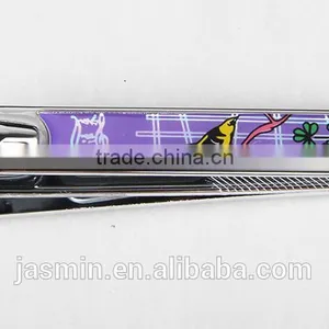 2016 Wholesale Stainless Steel N-212AS # Flowers and Colored Glue Surface Nail Clippers 8CM thumbnail-1