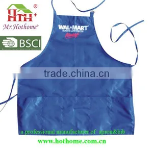 100% Polyester High Quality Wholesale Custom Waterproof Kitchen Apron With Logo Print thumbnail-4