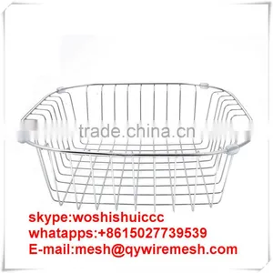 Indoor Hanging Storage Basket, Bathroom Storage Wire Baskets thumbnail-3