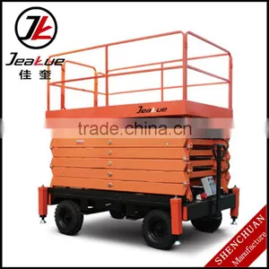 Hydraulic Electric Scissor Lift Platform Aerial Work Platform thumbnail-1