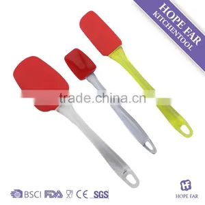 SS523 3pcs Food Grade Silicone Scraper Set thumbnail-1