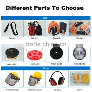 Manual 43cc Tu43 Grass Cutter With CE thumbnail-3