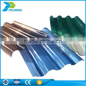 Anti Corrosion Corrugated Perspex Greenhouse Plastic Paneling Fiberglass Roofing Sheets thumbnail-3