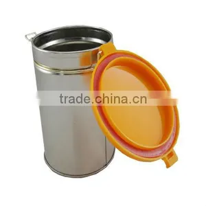 Round Airtight Coffee Tin Box thumbnail-4