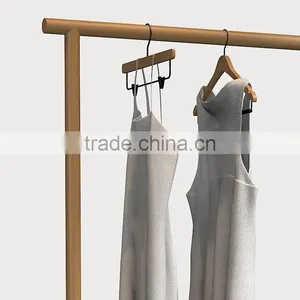 Modern Fashion Solid Wood Clothes Tree Stand Coat Racks With Drawer thumbnail-4