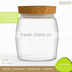 Personalized Home Goods New Sealable Airtight Glass Dessert Jar thumbnail-2