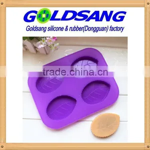 Creative Soap Mould Diy Silicone Cake Mold Leaf-shape Mold thumbnail-4