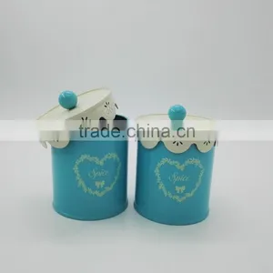 Lace Lid With Tea Coffee Sugar Set Biscuit Bread Bin Cake Canister Storage Jar Pot thumbnail-5