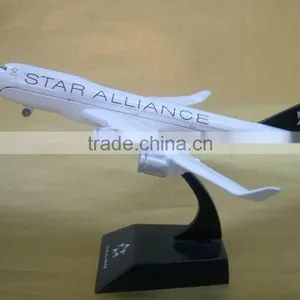 Metal B747 Star Alliance Airplane Model thumbnail-1