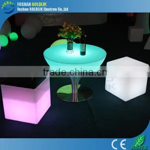 Contemporary Hot Sale Led Furniture for Nightclub / Bar / Wedding GKT-056DK thumbnail-1