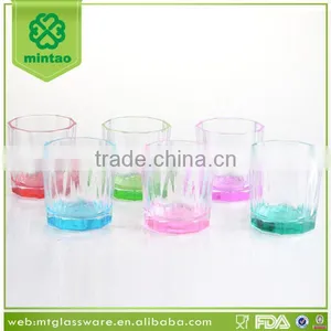 Attractive Design Whiskey Glass With Color Bottom thumbnail-2