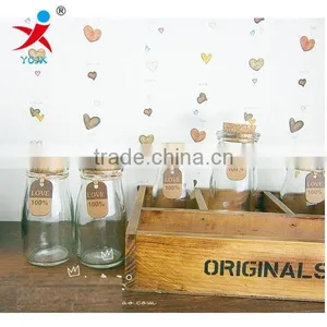 Pudding Cup of Yogurt Glass Bottle/high Temperature Resistance Yogurt Containers With Lid thumbnail-1