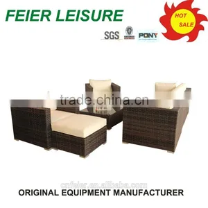 Modern Fashion Design Living Room Rattan Sofa Set thumbnail-1