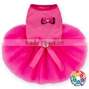 Popular Small Dog Clothes, Nice Hot Pink Princess Pet Dog Tank Top Clothing thumbnail-3