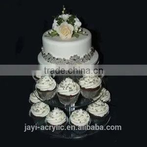 Wholesale Hot Sale Clear Acrylic Cake Stand Bakery Display Showcase Cabinet thumbnail-3