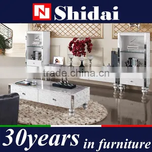 TA805L Modern Coffee Table, Marble Coffee Table, Wooden Coffee Table thumbnail-1
