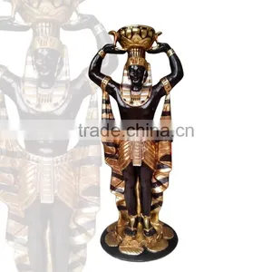 Outdoor Sculptures Antique Life Size Fiberglass Egyptian Statues for Sale thumbnail-2